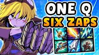 I created the DEADLIEST Ezreal Q of alltime 6 zap items at once 1v5 God Mode [upl. by Nnylsor202]