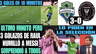 INCREIBLE PARTIDAZO 🚨🇵🇪 RUIDIAZ HUMILLÓ A MESSI METIENDO 3 GOLAZOS ⚽️⚽️⚽️ [upl. by Liagibba]