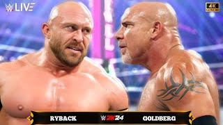 Ryback vs Goldberg  Extreme Rules Match  SURVIVOR SERIES  WWE 2K24 [upl. by Eaver]