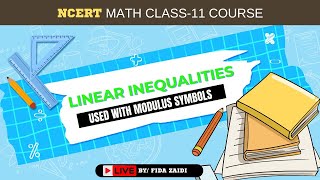 Linear Inequalities  Used with Modulus symbols  3x5 less than equal to 3x  x4 less than 3 [upl. by Ecinrev]