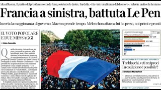 RASSEGNA STAMPA 8 LUGLIO 2024 QUOTIDIANI NAZIONALI ITALIANI PRIME PAGINE DEI GIORNALI DI OGGI [upl. by Valentia]