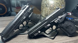 Sig P229 vs CZ 75D M11 A1 vs PCR  The Best Old School Carry Options [upl. by Tarrant420]