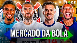 🔥GREALISH no RIVAL l SÉRGIO RAMOS no CORINTHIANS l ÉDERSON no CITY l TAH no BARÇA  Mercado da Bola [upl. by Noah]