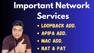 Important Network Services  APIPA Address  Loopback Address  MAC Address Become System Admin [upl. by Ylrebmic41]