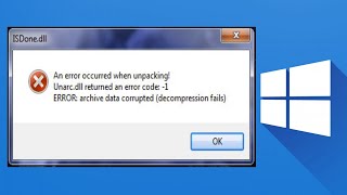 Fix isdonedll Error While installing games In Windows 10 11 [upl. by Atiniv415]