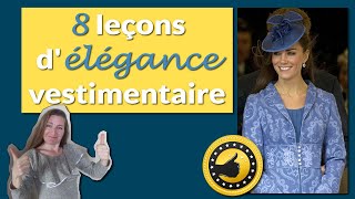 8 leçons d ÉLÉGANCE pour adopter le STYLE de KATE MIDDLETON clair et instructif [upl. by Introc]