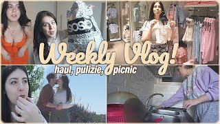 WEEKLY VLOG 2 FINALMENTE MI SENTO BELLA Haul Vestiti  Decorazioni Facciamo le pulizie insieme [upl. by Aday]