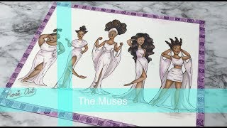 Coloring the Muses from Hercules [upl. by Reiners271]