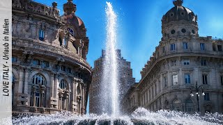 Genua Hafenstadt in Ligurien 4K [upl. by Ahsuas]