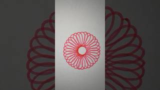 Spirograph design 4  Spirograph design spirograph artist art draw drawing sketch shorts [upl. by Zetra]