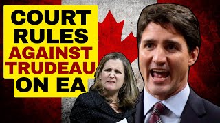 Trudeau Emergencies Act Ruled Unconstitutional In Federal Court In Canada [upl. by Enad]