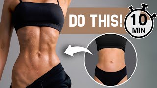 DO THIS To Get SLIM WAIST amp ABS  Ab Workout To Lose Muffin Top amp Love Handles No Equipment [upl. by Arrak438]