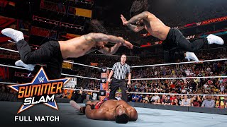 FULL MATCH  The New Day vs The Usos  SmackDown Tag Team Titles Match SummerSlam Kickoff 2017 [upl. by Wendeline462]