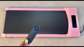 BEST UNDERDESK TREADMILL  FULL DEMO amp REVIEW of my new PINK Walking Pad [upl. by Llenral315]