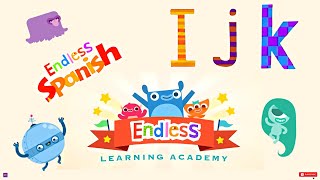 Endless Learning Academy  Spanish Sight Words  Letter I J amp K  Fun Alphabet Learning 31 [upl. by Kimberlyn]