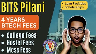 BITS Pilani  Fees for 4 Years BTech 2023 with Hostel Details  BITSAT 2023  Admission Procedure [upl. by Rofotsirk]