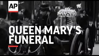 QUEEN MARYS FUNERAL  1953 [upl. by Stafford]