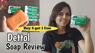 Dettol Soap Review in Hindi  Dettol Original Bathing Soap Bar  Dettol Soap for Face  Dettol Soap [upl. by Ditter]