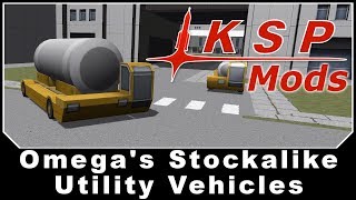 KSP Mods  Omegas Stockalike Utility Vehicles [upl. by Anikahs]