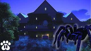 Haunted Manor  Spider Exhibit  Planet Zoo  Speed Build [upl. by Carmelia]