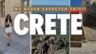 CRETE was FULL OF SURPRISES we NEVER EXPECTED Crete Greece Vlog [upl. by Lacie]