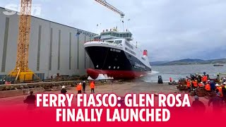 FERRY FIASCO Glen Rosa finally launched [upl. by Albion716]