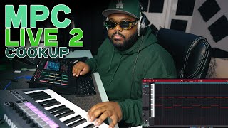 Making Trap Beats With The MPC Live 2 And MPC2 Software NO TALKING [upl. by Treve]