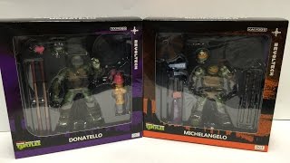 TMNT Revoltech  DONATELLO and MICHELANGELO [upl. by Karlene]