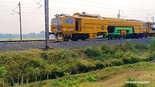 dynamic tamping express  track maintenance train track changer train [upl. by Reich810]