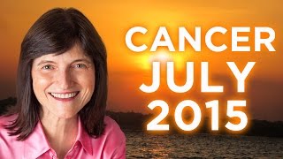 CANCER JULY 2015  Astrology Forecast  Barbara Goldsmith [upl. by Nylirret]