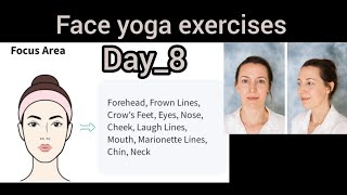 Day8 Face exercises to lose face fat  face yoga slimmer face yoga [upl. by Veedis355]