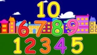 Numbers Song  Ten Little Numbers  Kids And Childrens Song [upl. by Parker]