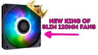 BEST SLIM 120MM FAN Why SilverStones Air Slimmer 120 RGB is KING [upl. by Llesram]