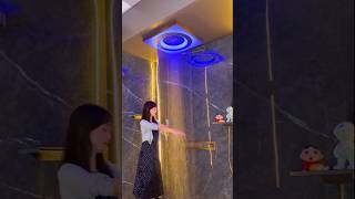 New 2025 Concealed Ceiling Shower Head With Led Light shorts shower showerhead bathroomremodel [upl. by Freddi667]