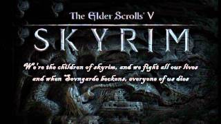 Skyrim Song Age of Aggression [upl. by Aliakam]