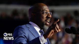 WATCH Sen Raphael Warnock speaks at 2024 Democratic National Convention  2024 DNC Night 1 [upl. by Rik170]