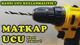 matkap ucu nasıl takılır  Şarjlı Matkap Ucu Değiştirme Hangi Uç Nerede Kullanılır [upl. by Aerdnahs]