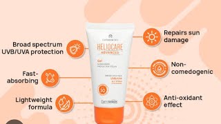 heliocare advance sunscreen review in tamilTinted sunscreen no makeup look🫠 [upl. by Irma]