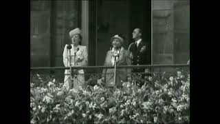 “Het Wilhelmus” sung at Queen Wilhelmina’s Abdication 1948 [upl. by Annocahs]