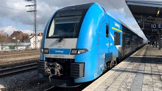 GoAhead Bayern Siemens Desiro HCSiemens Mireo als RB86 nach Gessertshausen in MünchenPasing [upl. by Oirrad]