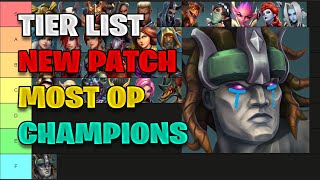 NEW TIER LIST For PATCH 75 Reality Warp  Paladins Champions Of The Realm [upl. by Allix]