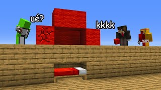 trolei com PROTEÇÃO FAKE no minecraft bedwars [upl. by Mireielle]