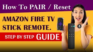 How to Pair Your Amazon Fire TV Stick Remote [upl. by Taddeusz]