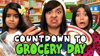 Countdown To Grocery Day  GEM Sisters [upl. by Annazus]