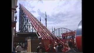 Pepsi Max Big One offride 1994 Opening year at Blackpool pleasure beach [upl. by Akered902]