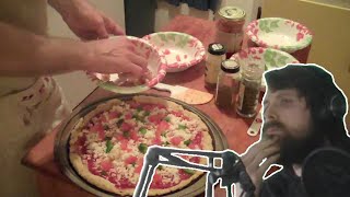 Forsen reacts to Henrys Kitchen 7  New Years VeganFree Gluten Pizza [upl. by Januisz]