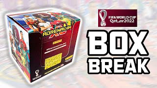 FIRST LOOK  Panini Adrenalyn XL World Cup 2022  BOX BREAK 50 Packs [upl. by Lamiv]