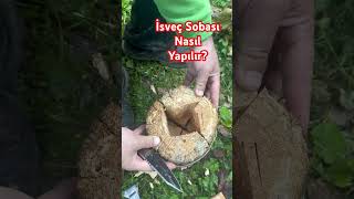 İsveç sobası nasıl yapılır artvin turkey kamp travel survival nature bushcraft food dance [upl. by Elvah41]