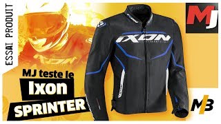 TEST blouson IXON SPRINTER  Ne vous fiez pas aux apparences  MOTO JOURNAL [upl. by Sterner]