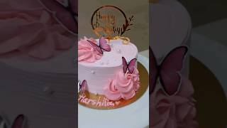 A Simple and Elegant Pink Beauty😊🎂Cake Design🥀✨ shortsfeed viral cakedesign cakedesign cake [upl. by Cristoforo]